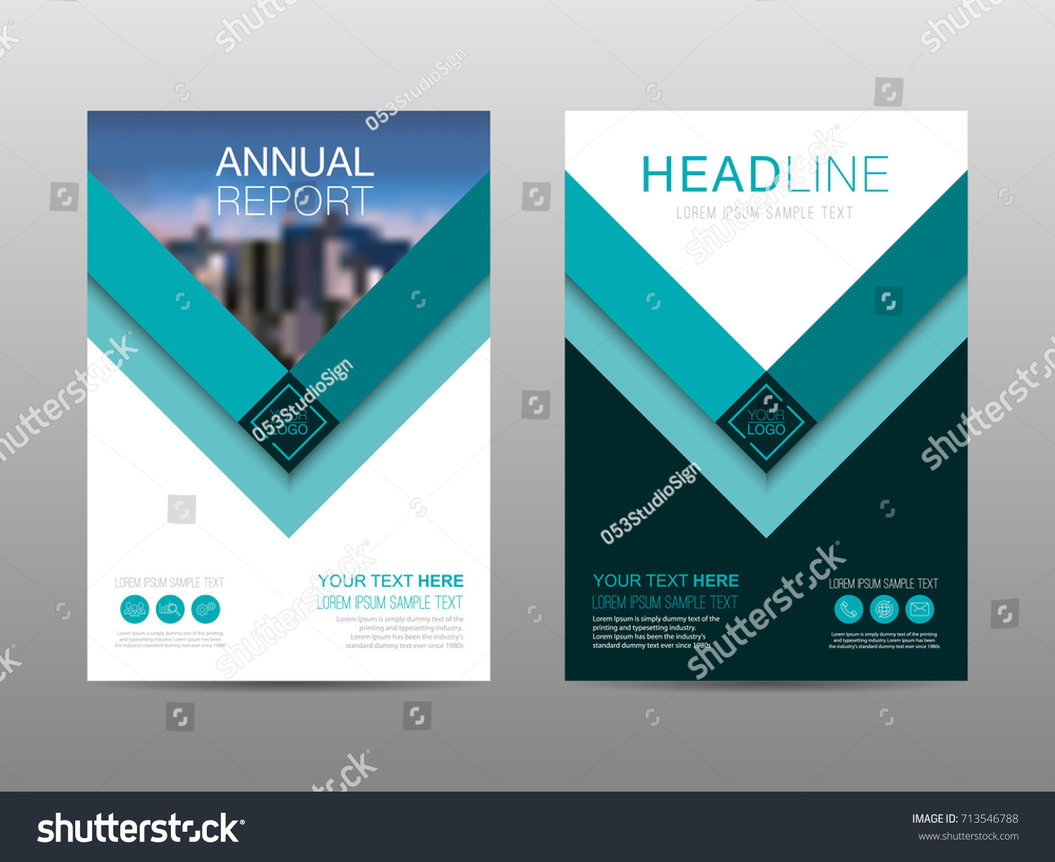 template for advertising poster