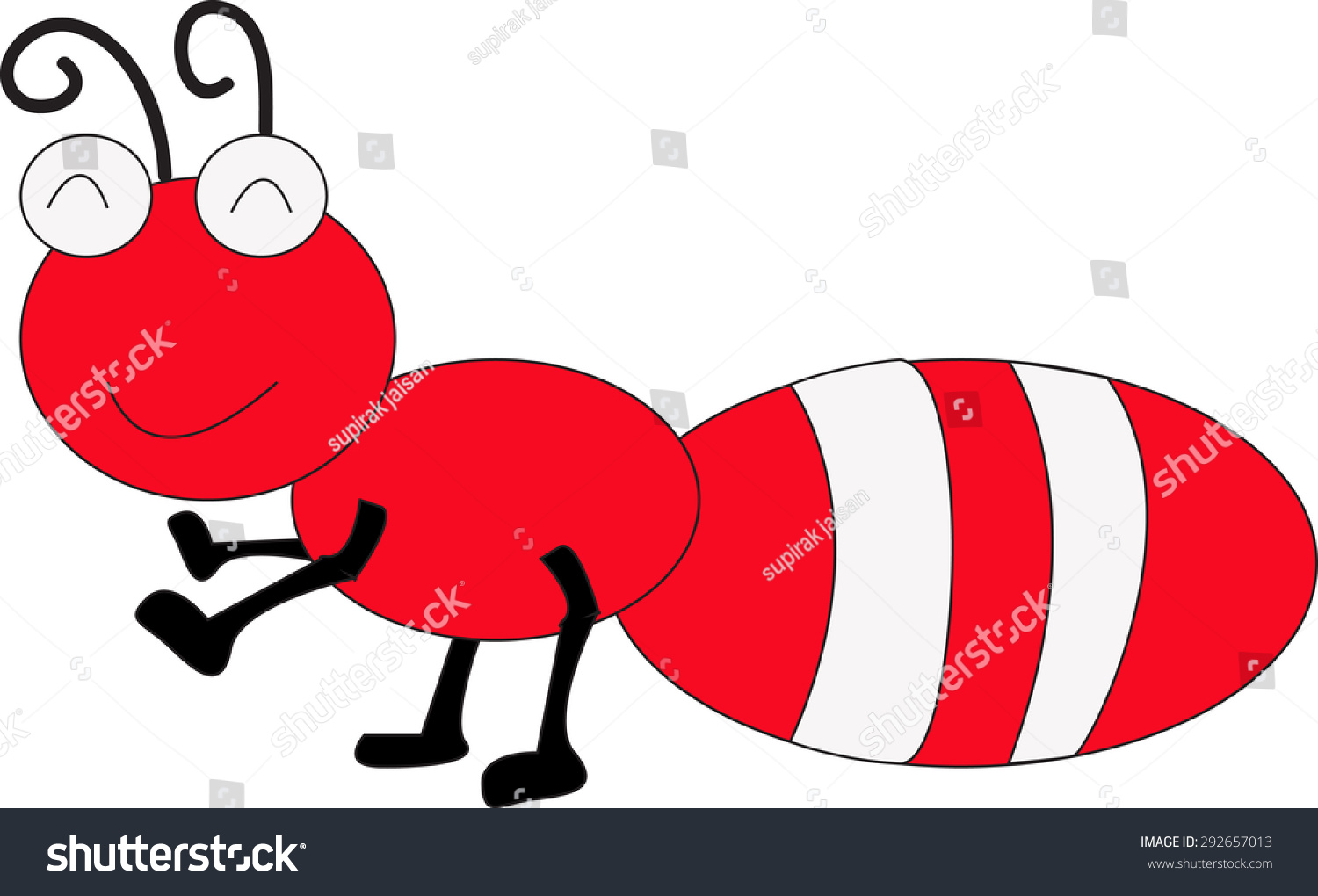 Ant Cartoon Vector Illustration Stock Vector (Royalty Free) 292657013