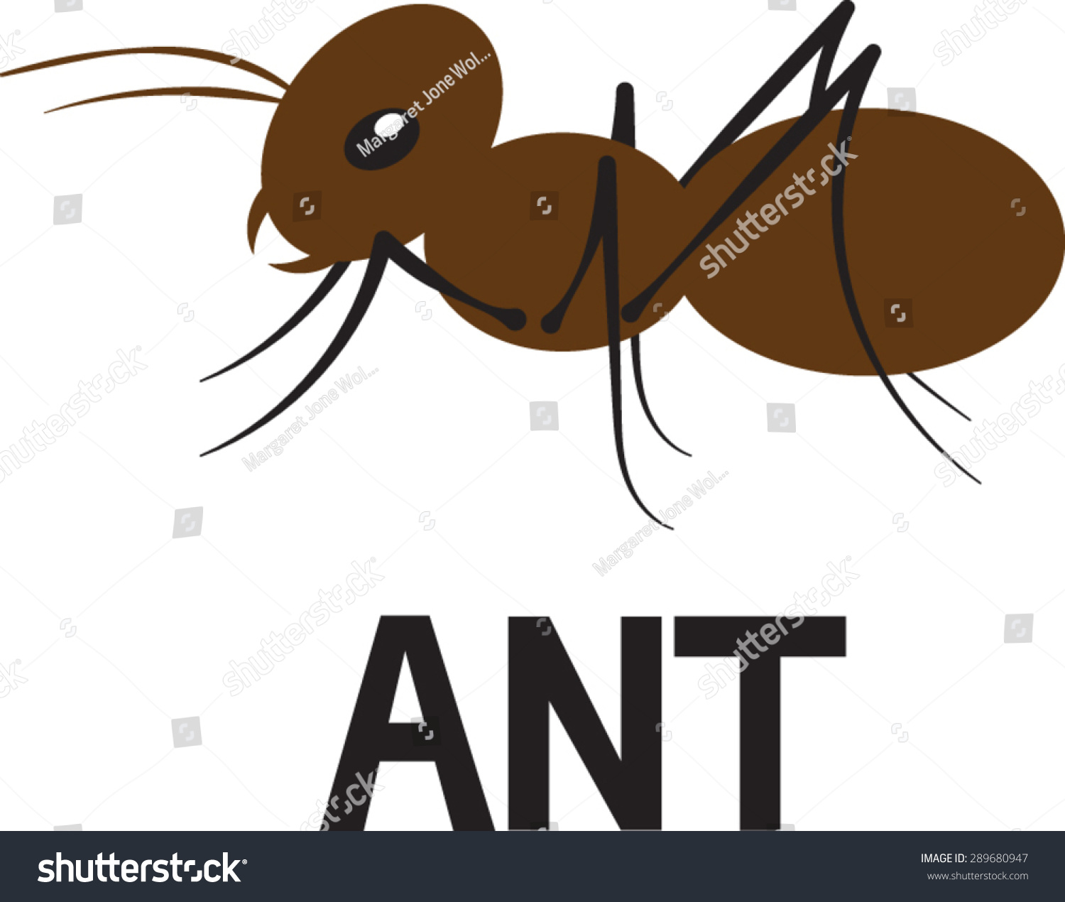 Ant Clip-Art - Vector Illustration - 289680947 : Shutterstock