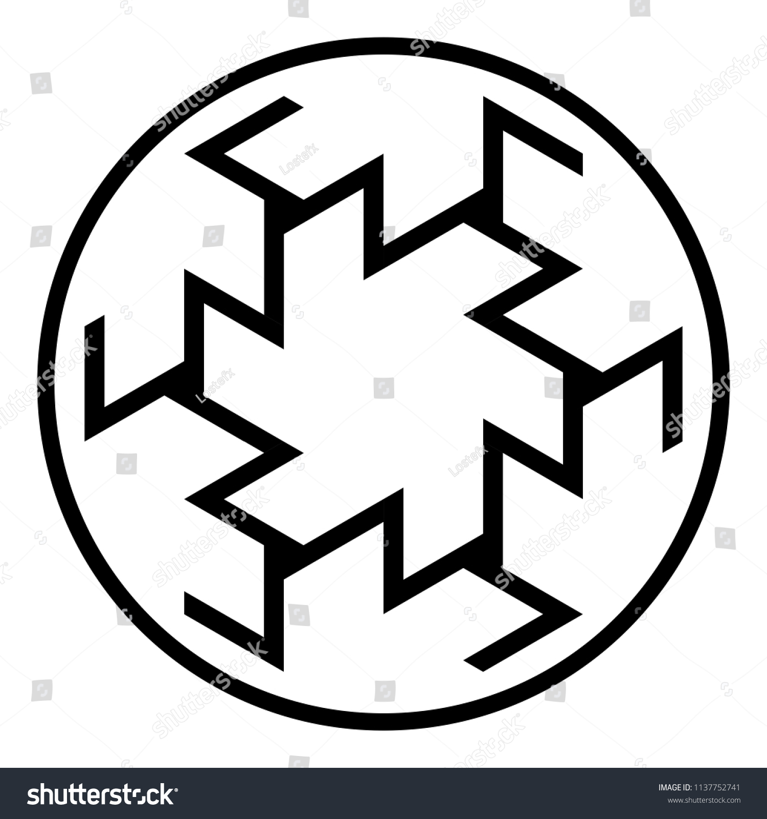 SVG of Antahkarana Symbol, Power Healing Tool svg