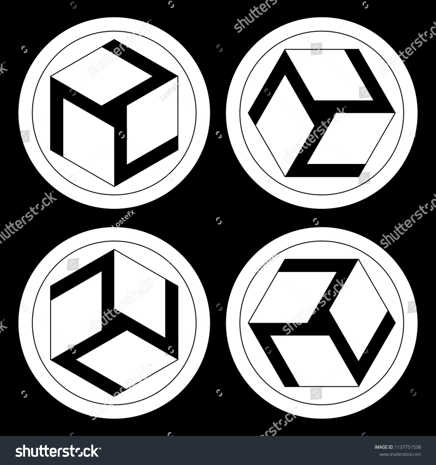 SVG of Antahkarana Symbols, Male Female, Yin Yang, versions svg