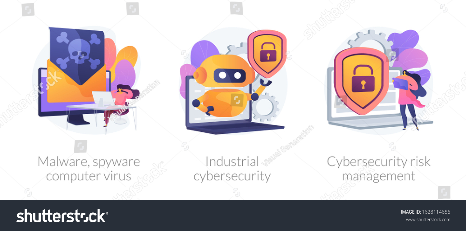 Antivirus Software Development Malware Computer Virus Stock Vector ...