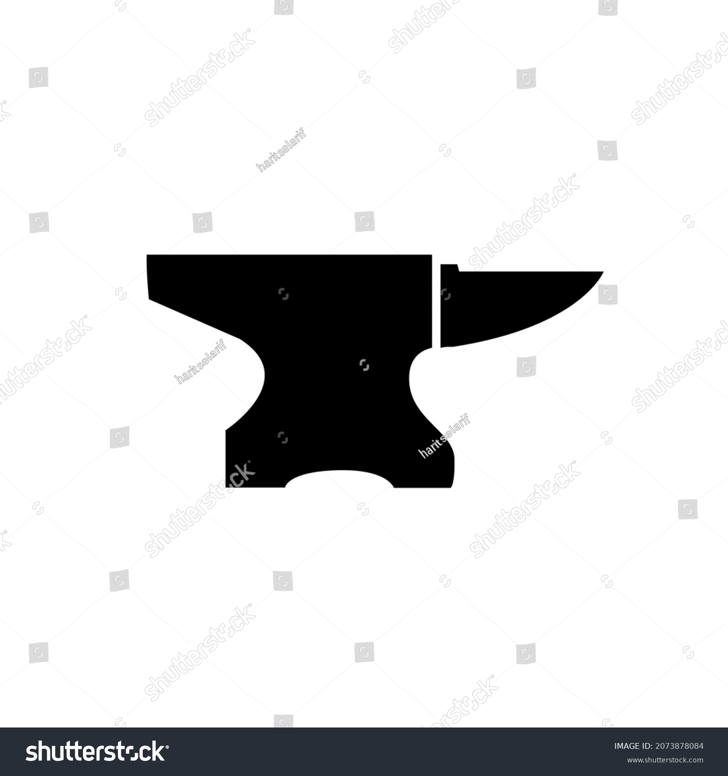 recommend clip art: anvil icon vector illustration logo template for many purpose. Isolated on white background.