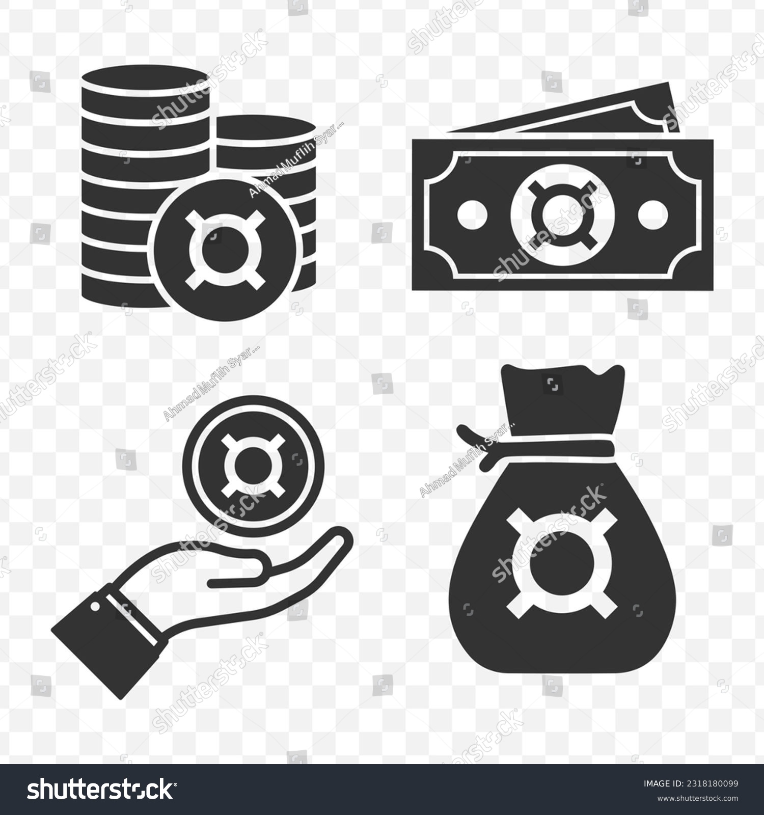 SVG of any currency symbol icons set money icon vector image on transparent background (PNG). svg