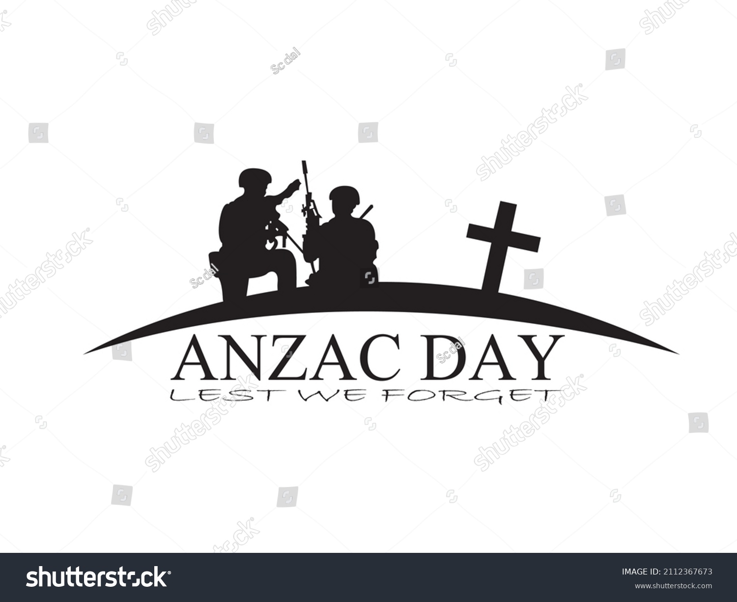 SVG of Anzac Day - 25 April svg