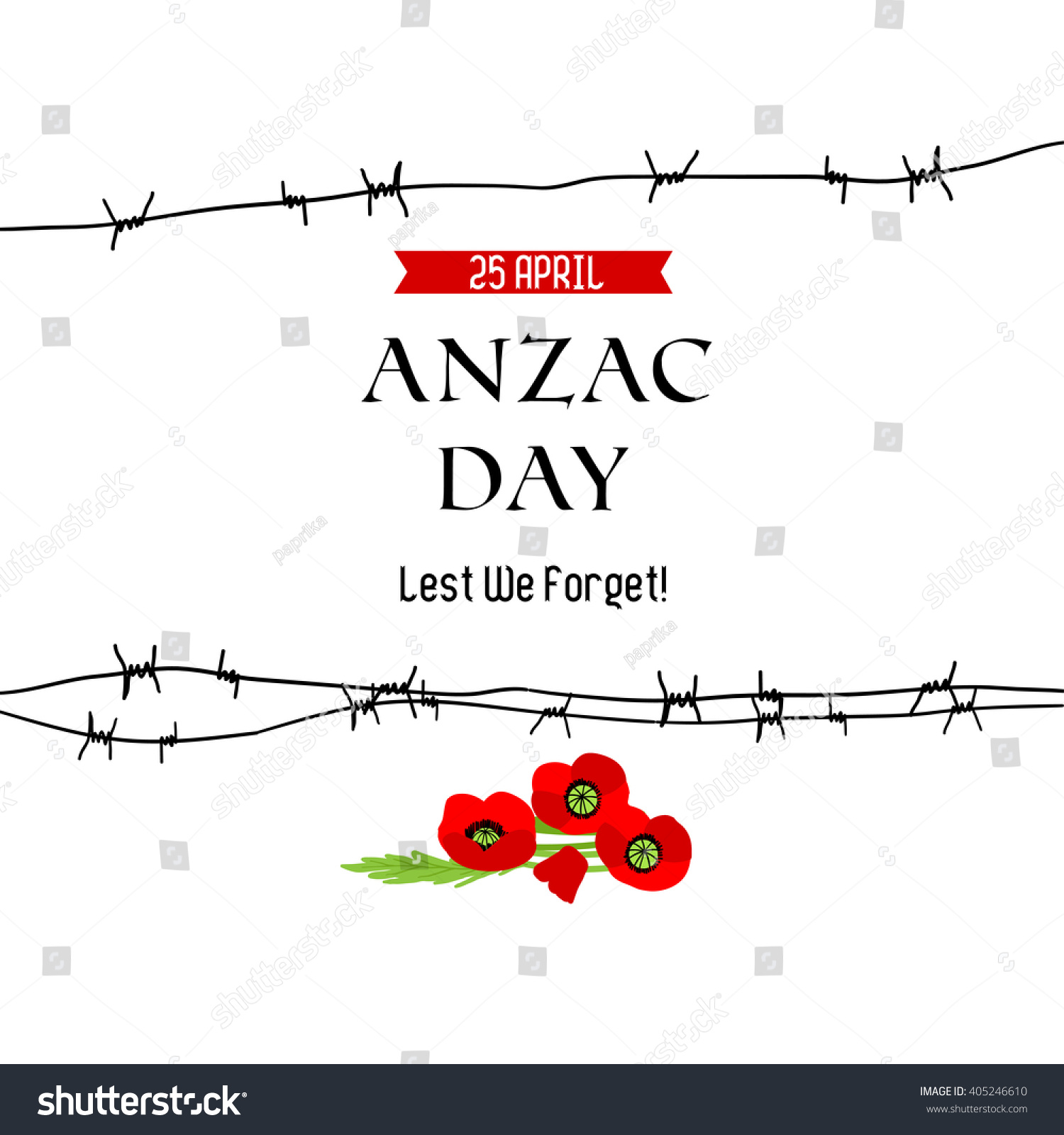 SVG of Anzac day background for design banner,ticket, leaflet and so on.Template page. svg