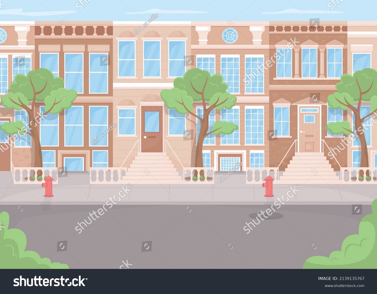 Brownstone Building Images, Stock Photos & Vectors 