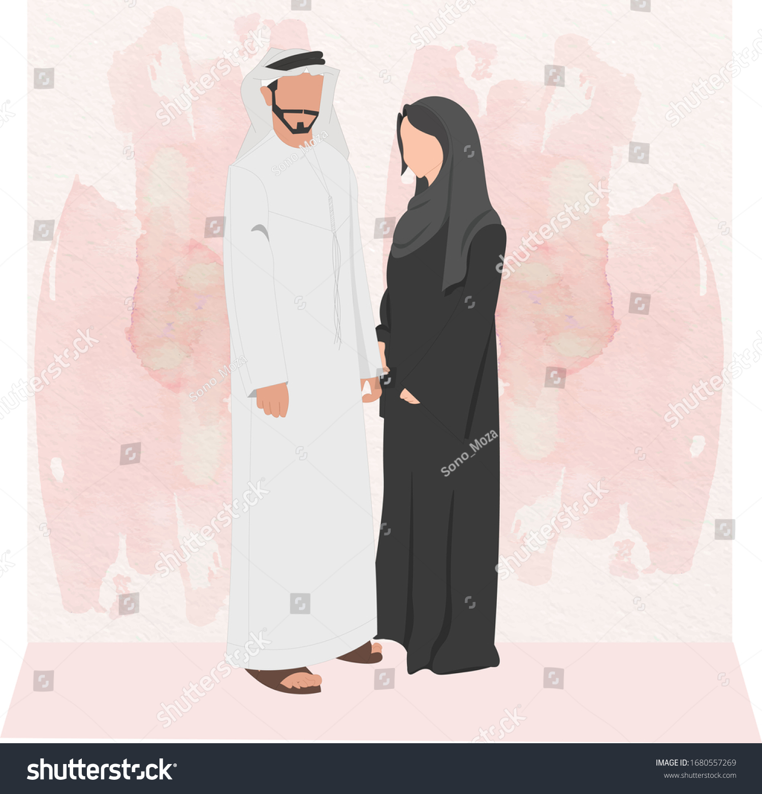 9,945 Arab Couple Stock Illustrations, Images & Vectors | Shutterstock