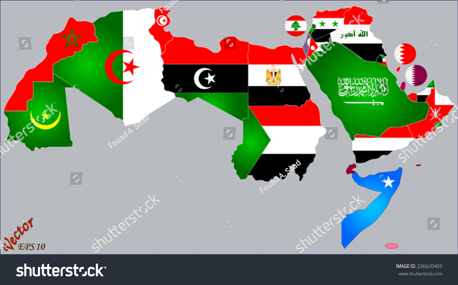 Arab World Map