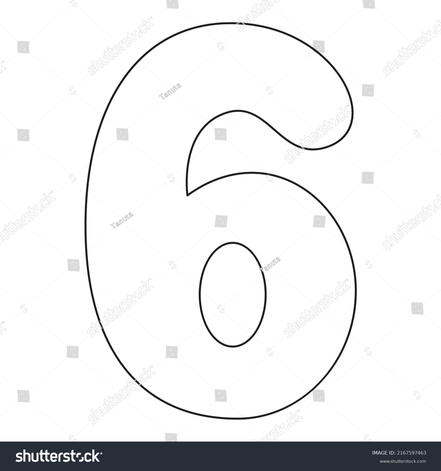 Arabic Numerals Coloring Book Kids Hand Stock Vector (Royalty Free ...