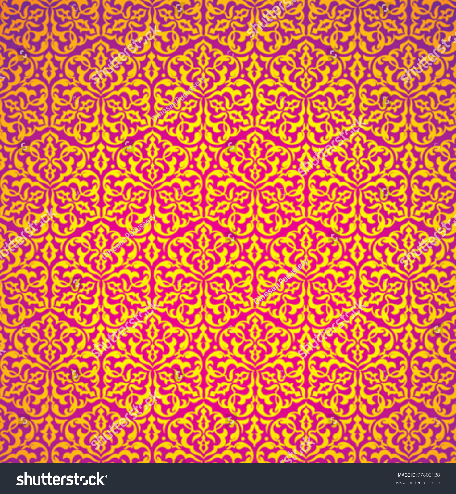 Arabic Pattern Background Islamic Design Stock Vector 97805138 ...