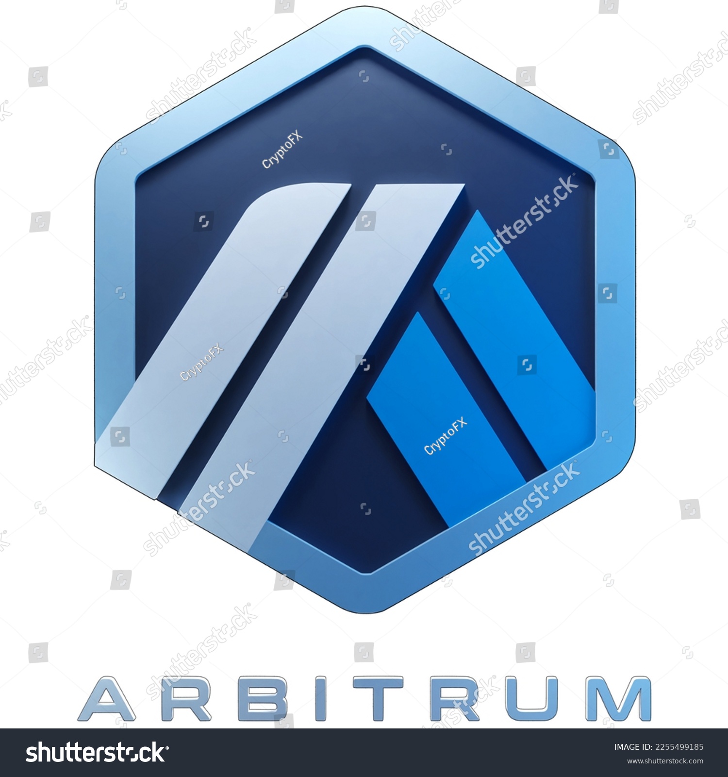 SVG of Arbitrum logo and font. Vector svg