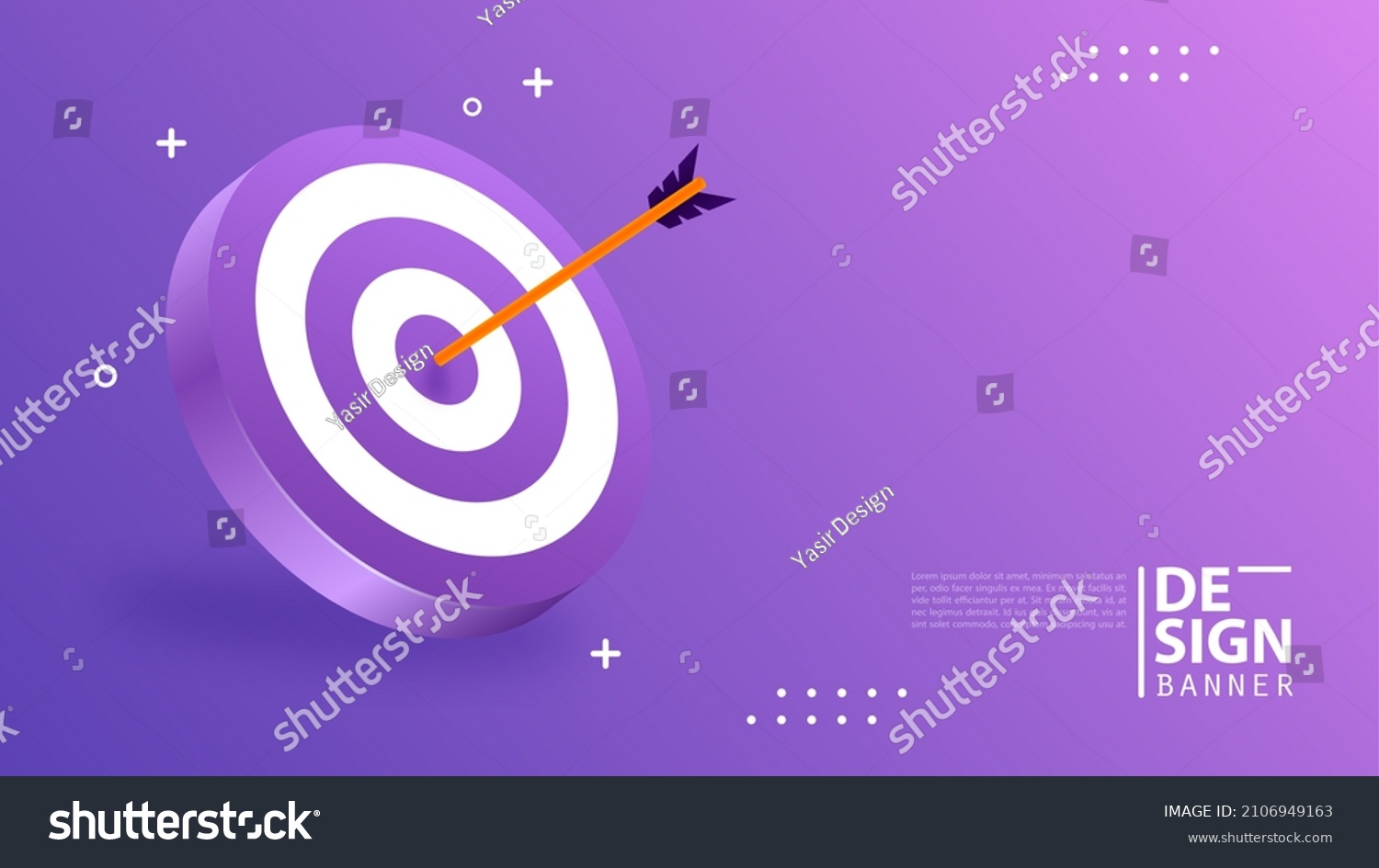 archery-target-arrows-archer-sport-game-stock-vector-royalty-free