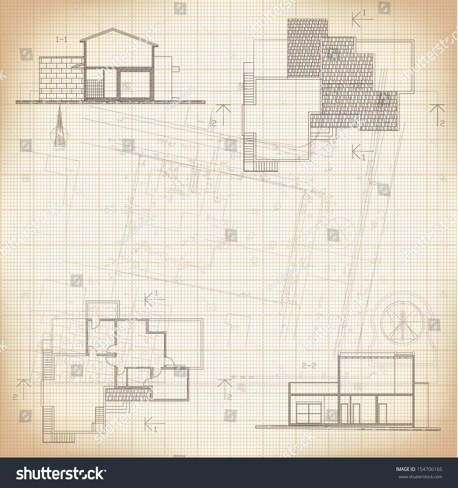 Architectural Background Part Architectural Project Architectural Stock ...