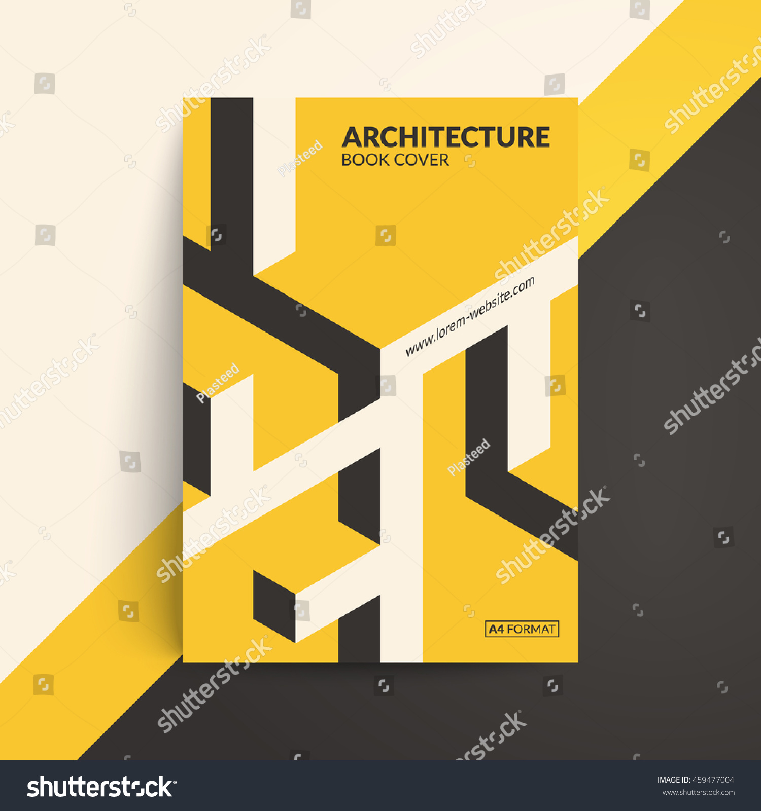 Architecture Book Cover Isometric Design A 4 스톡 벡터 459477004 - Shutterstock