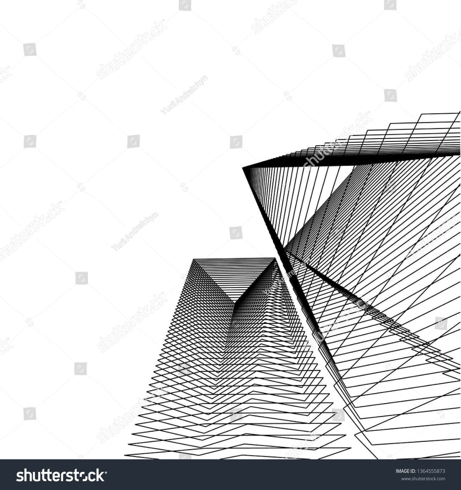 Architecture Geometric Background Stock Vector (Royalty Free ...