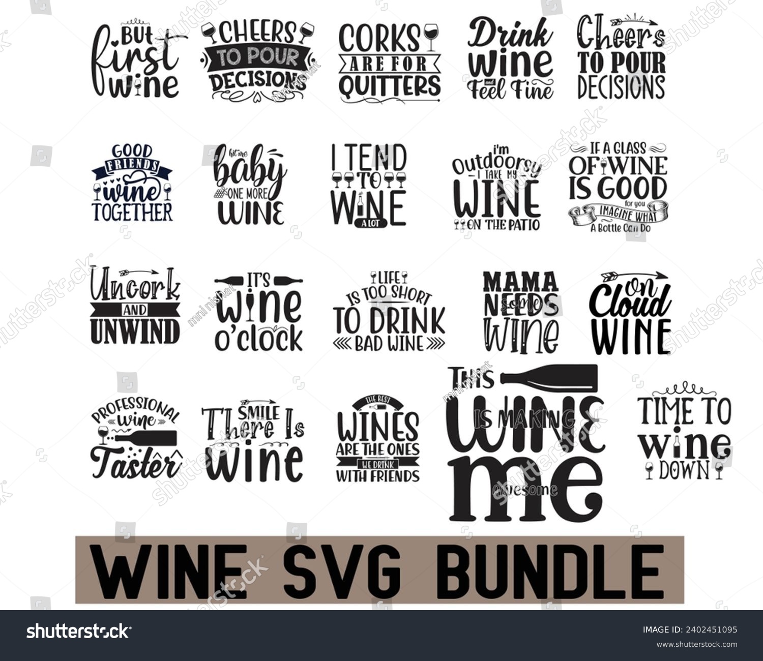SVG of Are you looking for a Wine bundle? svg