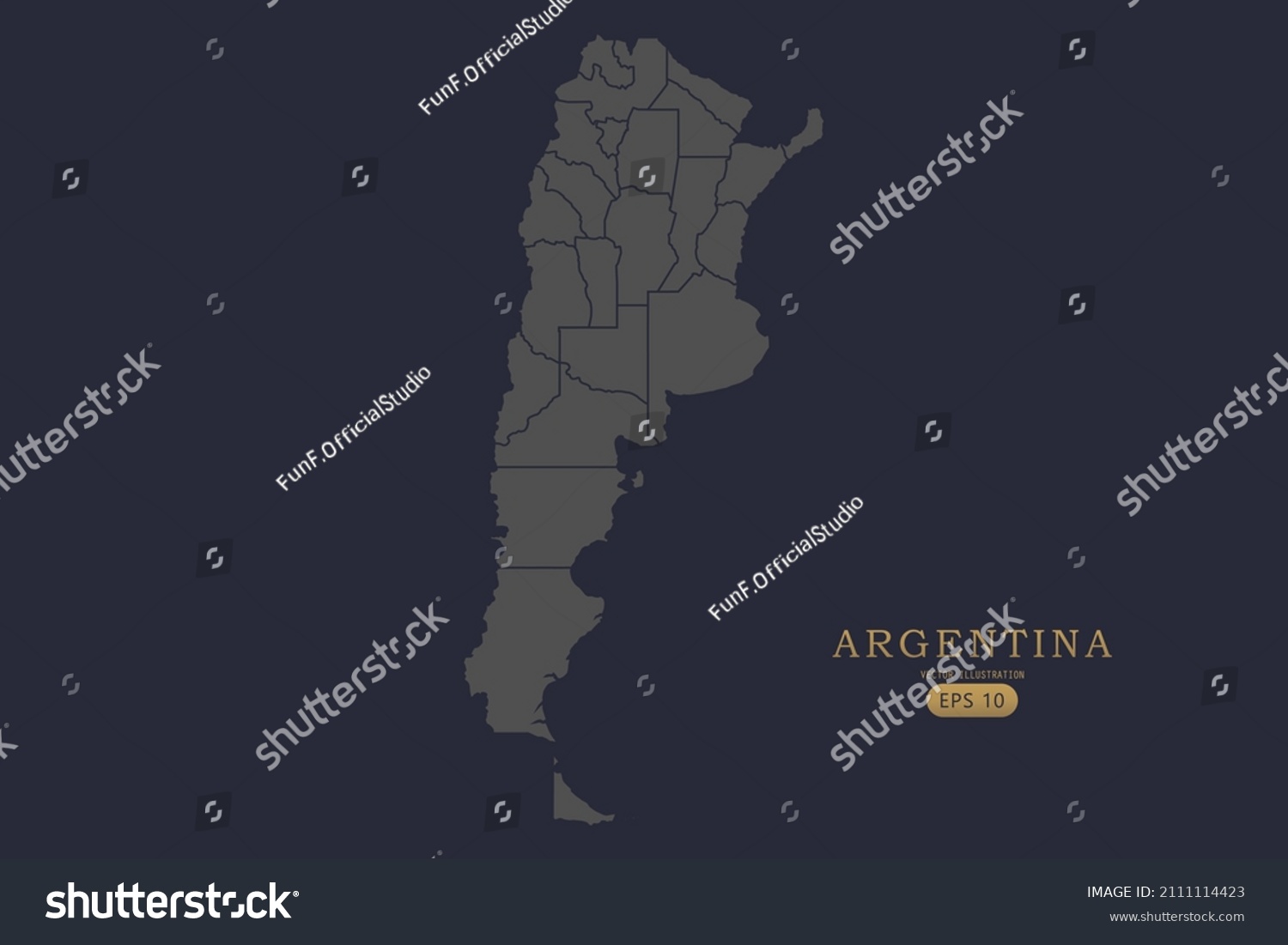 Argentina Map World Map International Vector Stock Vector Royalty Free Stock Vector Argentina Map World Map International Vector Template With High Detailed Including Grey And Black 2111114423