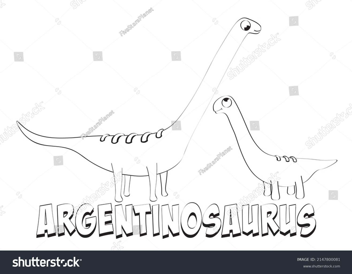 argentinosaurus coloring page