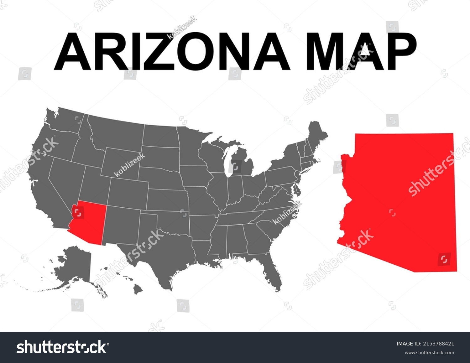 Arizona Map Shape United States America Stock Vector Royalty Free Stock Vector Arizona Map Shape United States Of America Flat Concept Icon Symbol Vector Illustration 2153788421
