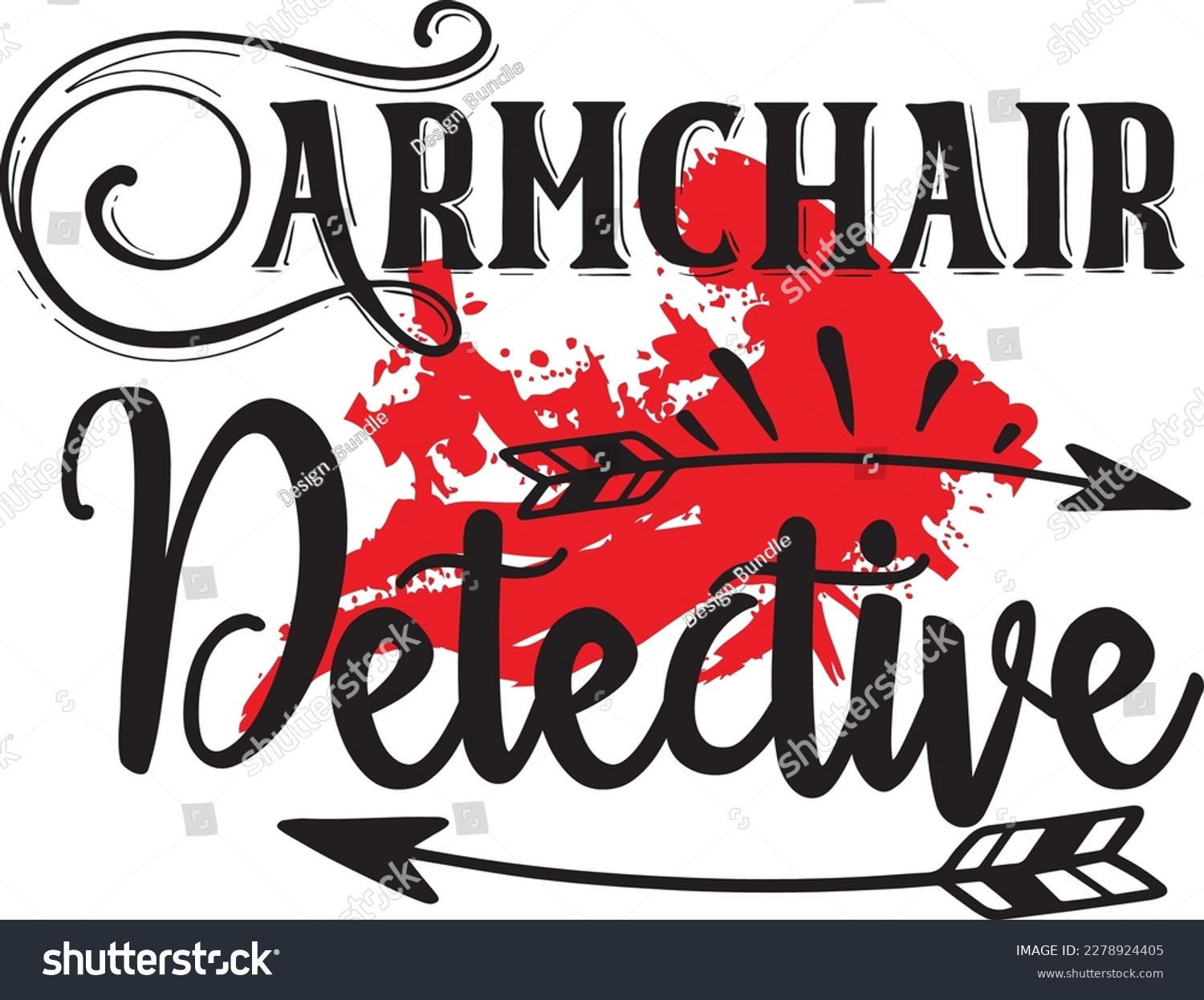 SVG of Armchair Detective svg ,True Crime SVG Bundle SVG design, True Crime Bundle, True Crime SVG design bundle svg