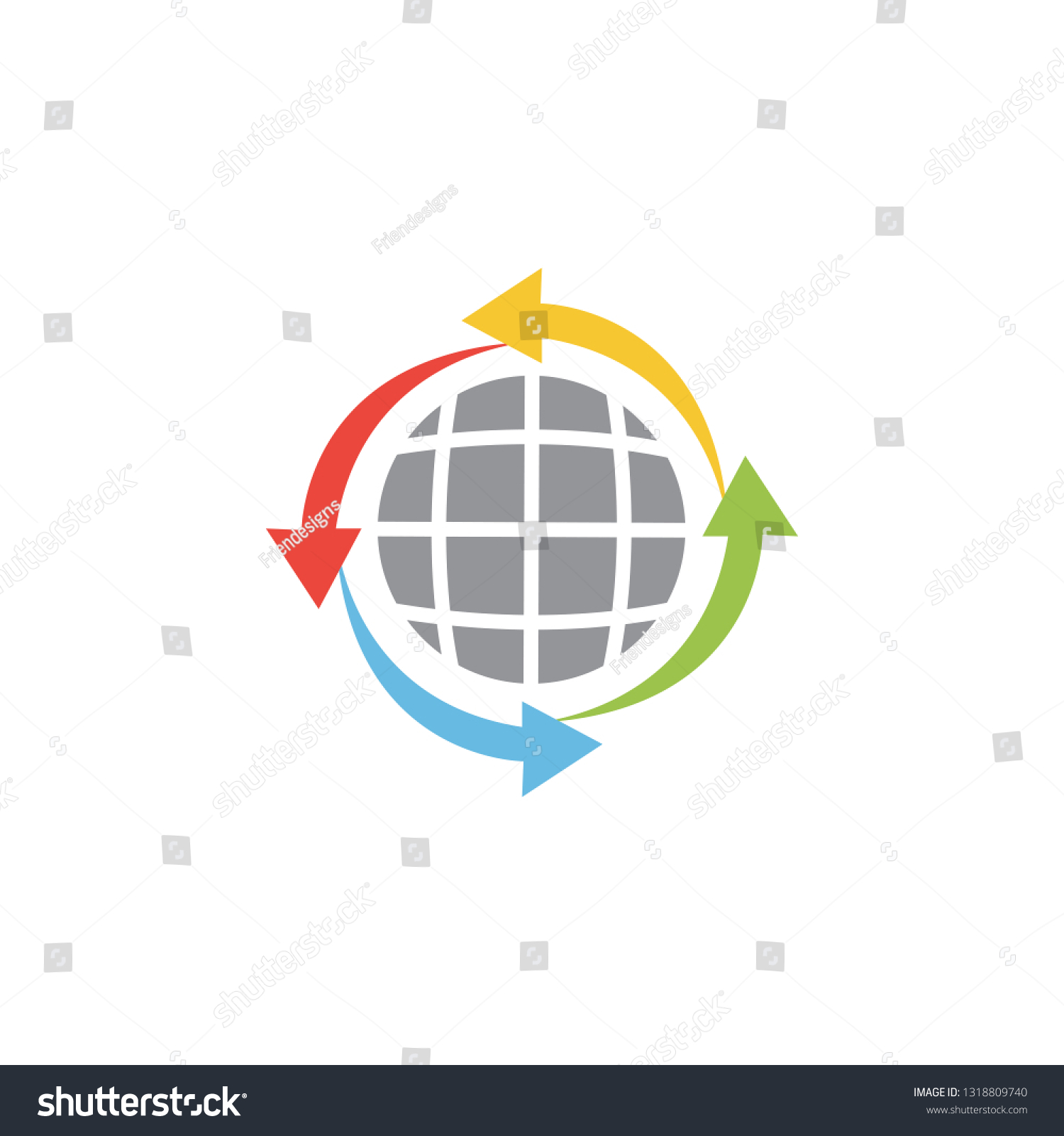 Around World Illustration Stock Vector Royalty Free 1318809740 Around World Illustration Stock Vector Royalty Free 1318809740