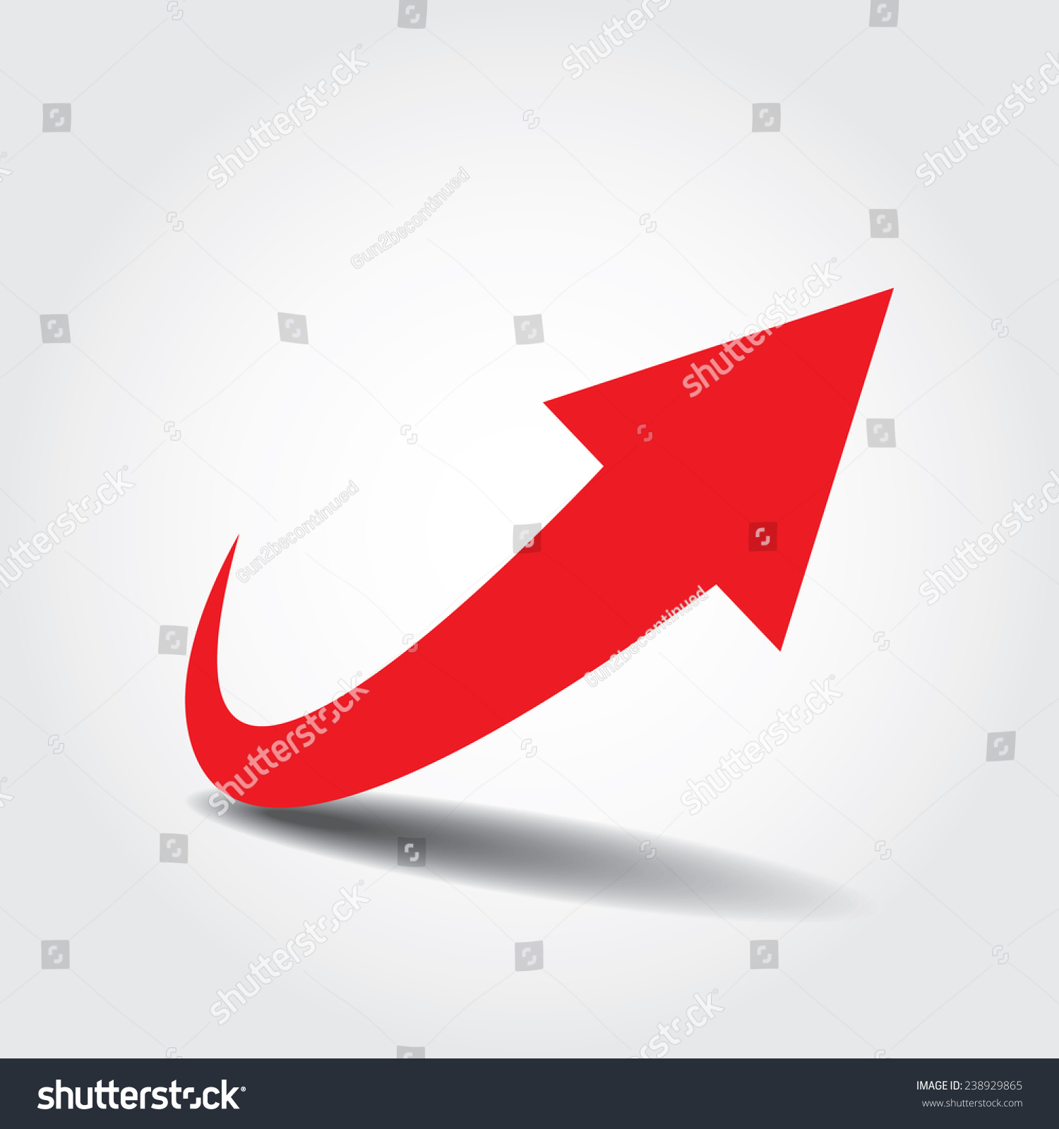 Arrow Icon Stock Vector Illustration 238929865 : Shutterstock