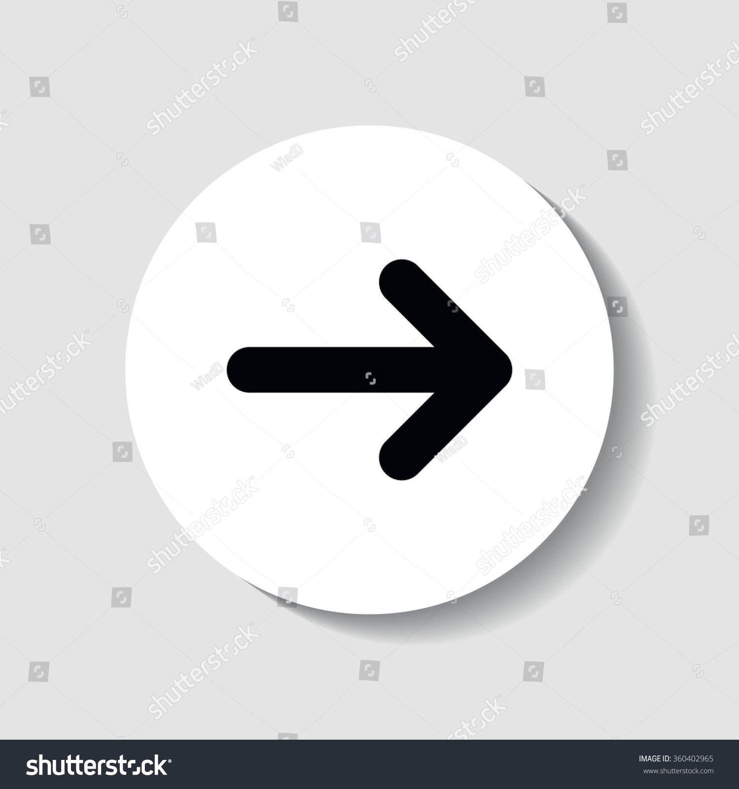 Arrow Icon. Stock Vector Illustration 360402965 : Shutterstock