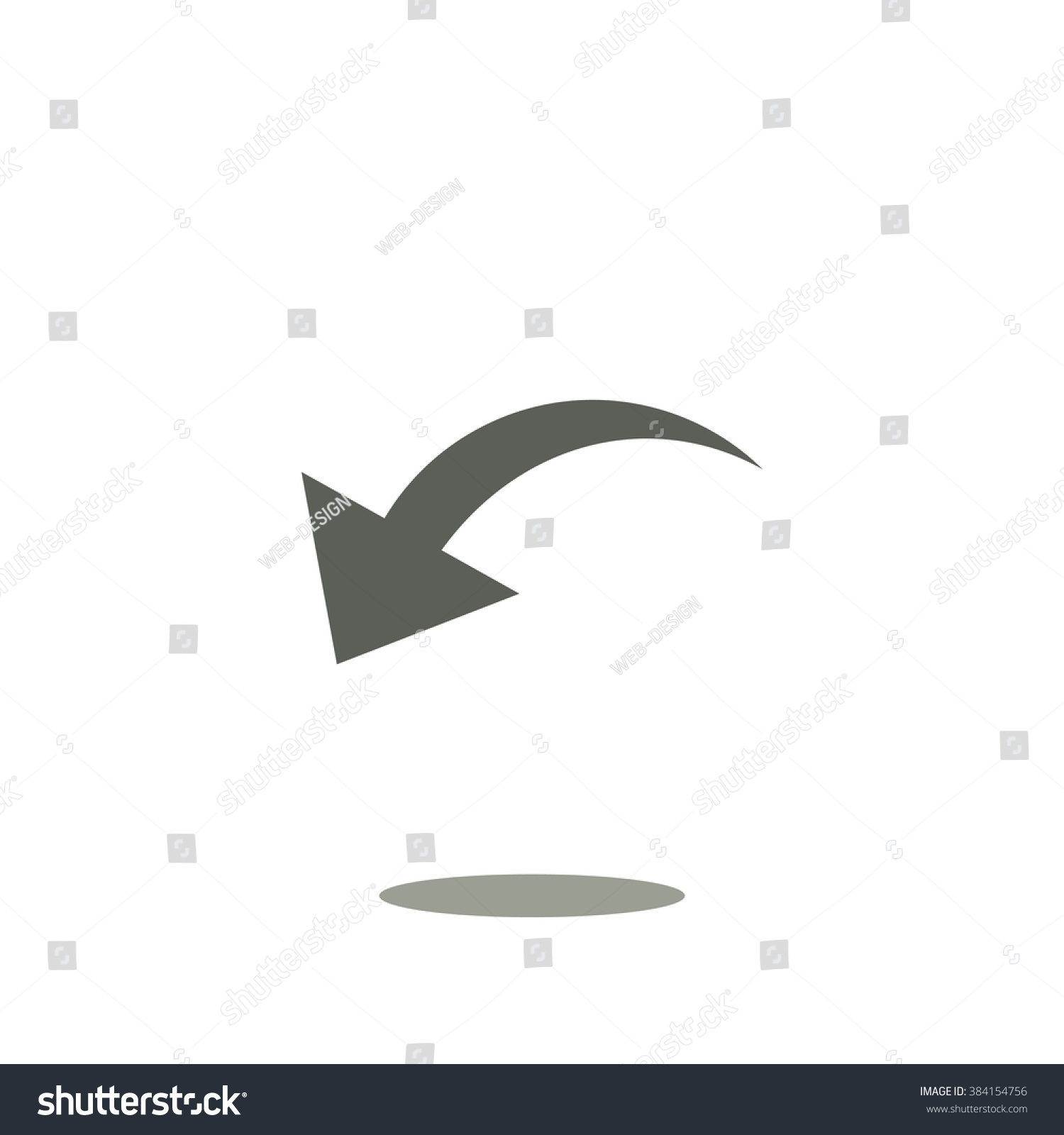 Arrow Icon Jpg Stock Vector Illustration 384154756 : Shutterstock