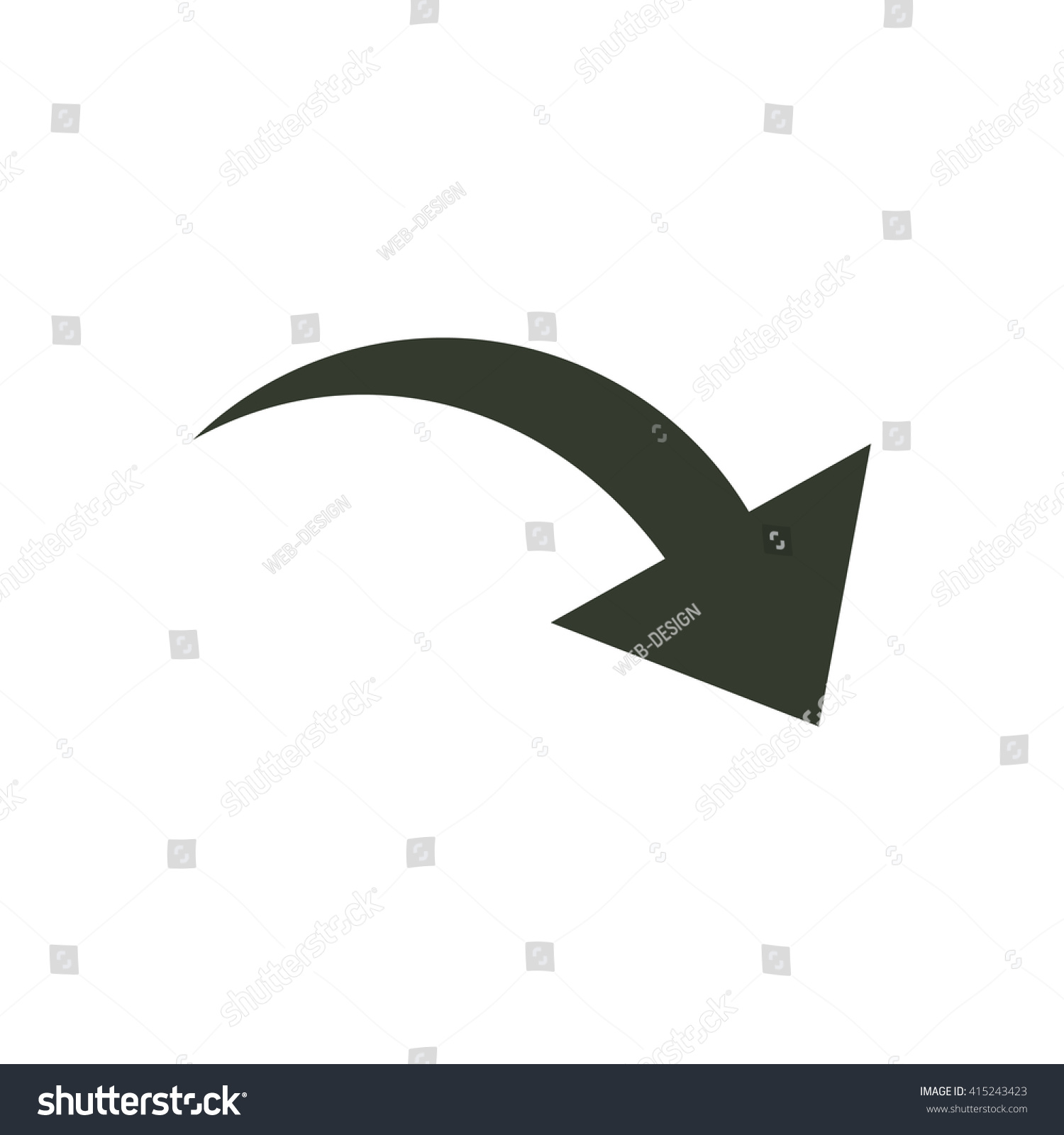 Arrow Icon Jpg Stock Vector Illustration 415243423 : Shutterstock