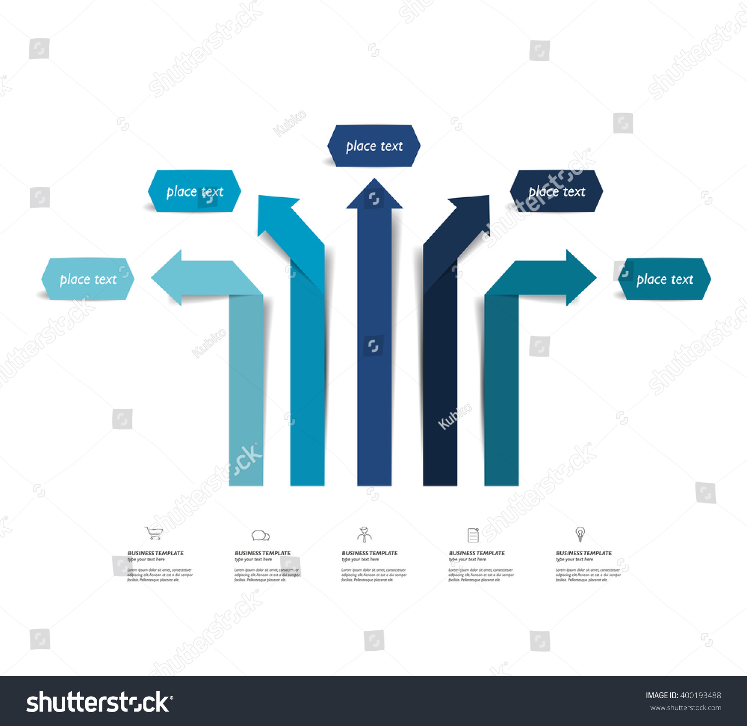 Arrow Infographics Scheme Diagram Chart Flowchart: Vector có sẵn (miễn ...