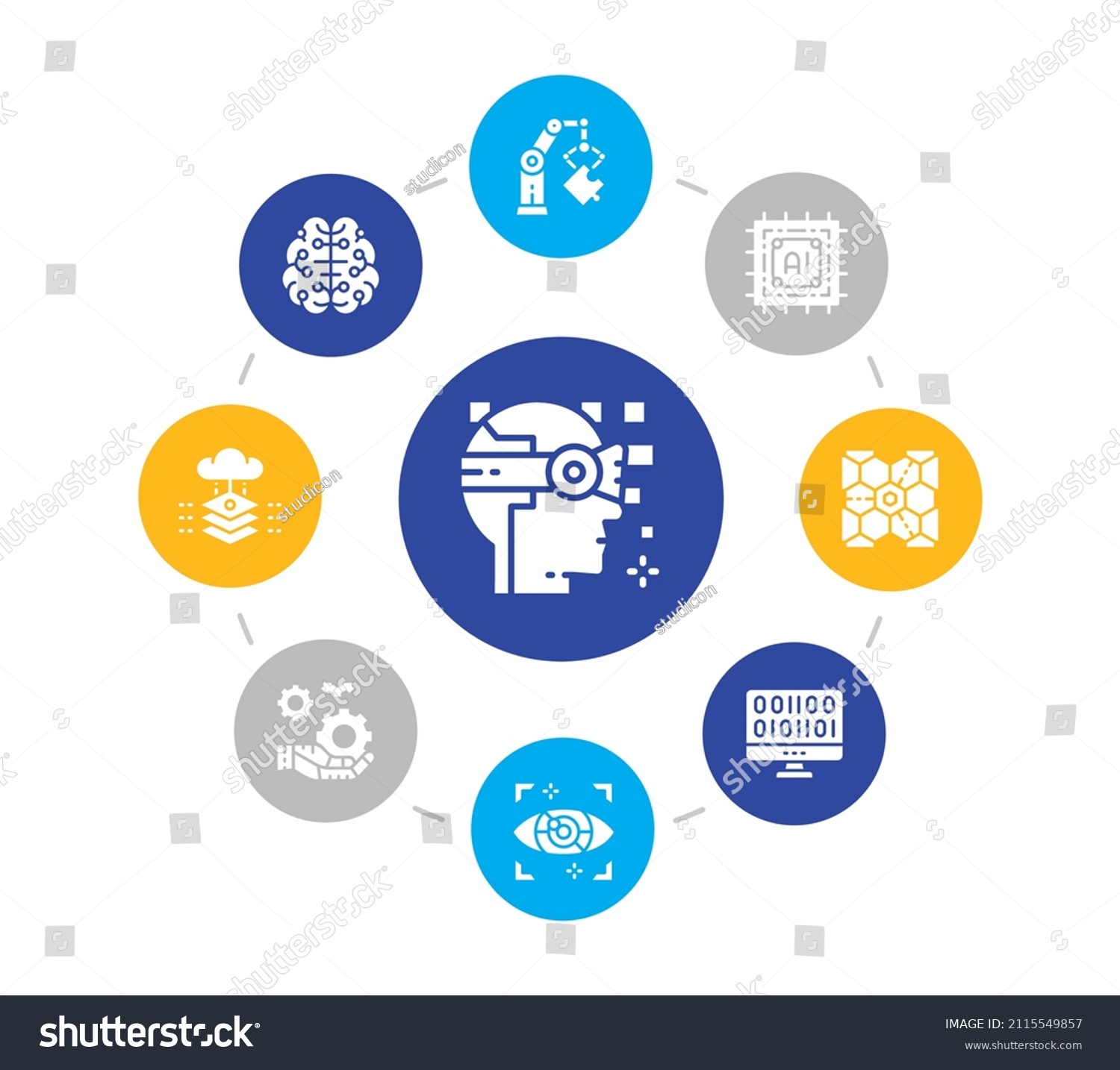 artificial-intelligence-circle-illustration-icons-robotics-stock-vector