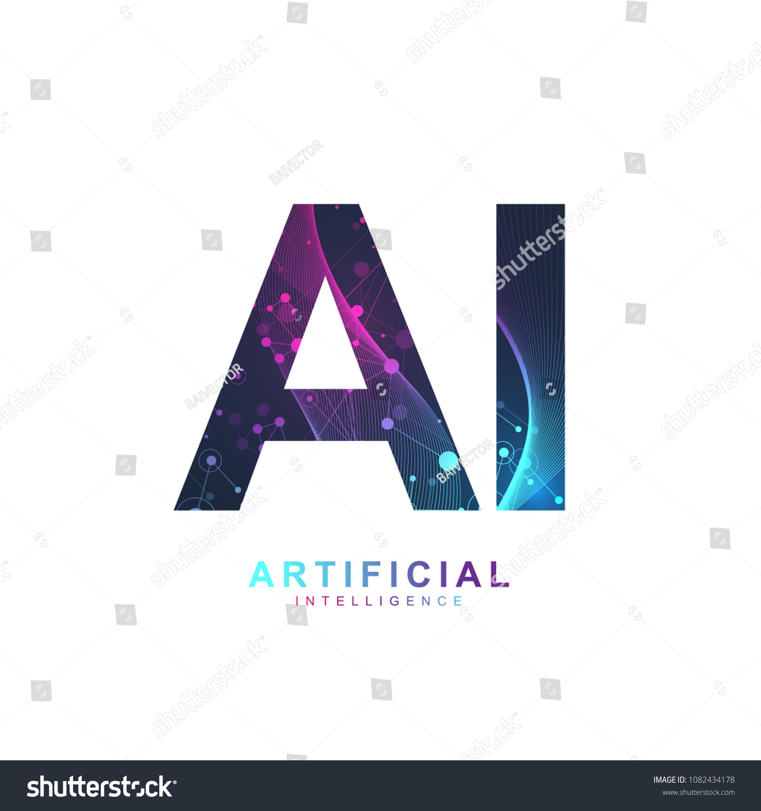 Artificial Intelligence Logo Artificial Intelligence Machine Stock ...