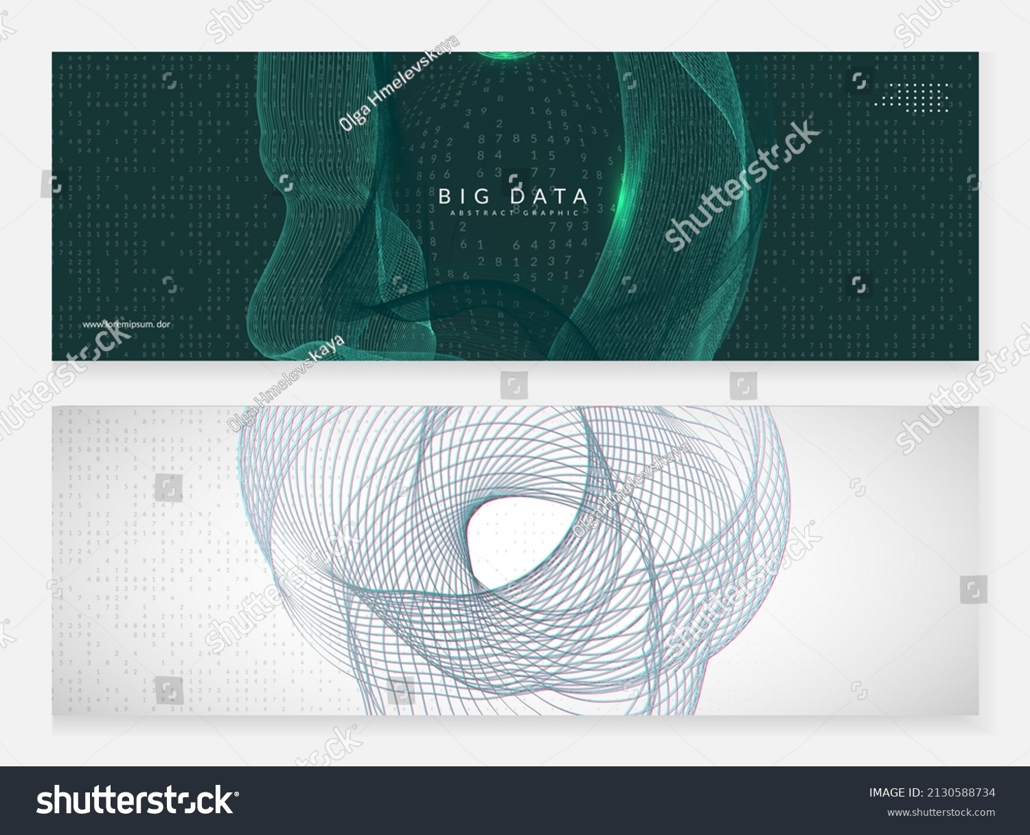 Artificial Intelligence Tech Background Digital Technology Stock Vector