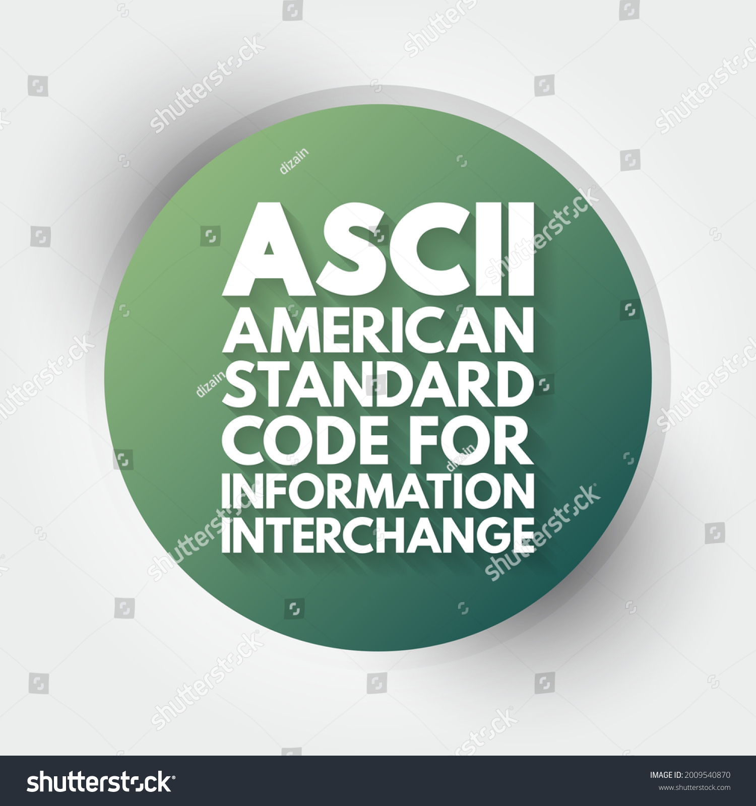 Ascii information interchange 2009540870