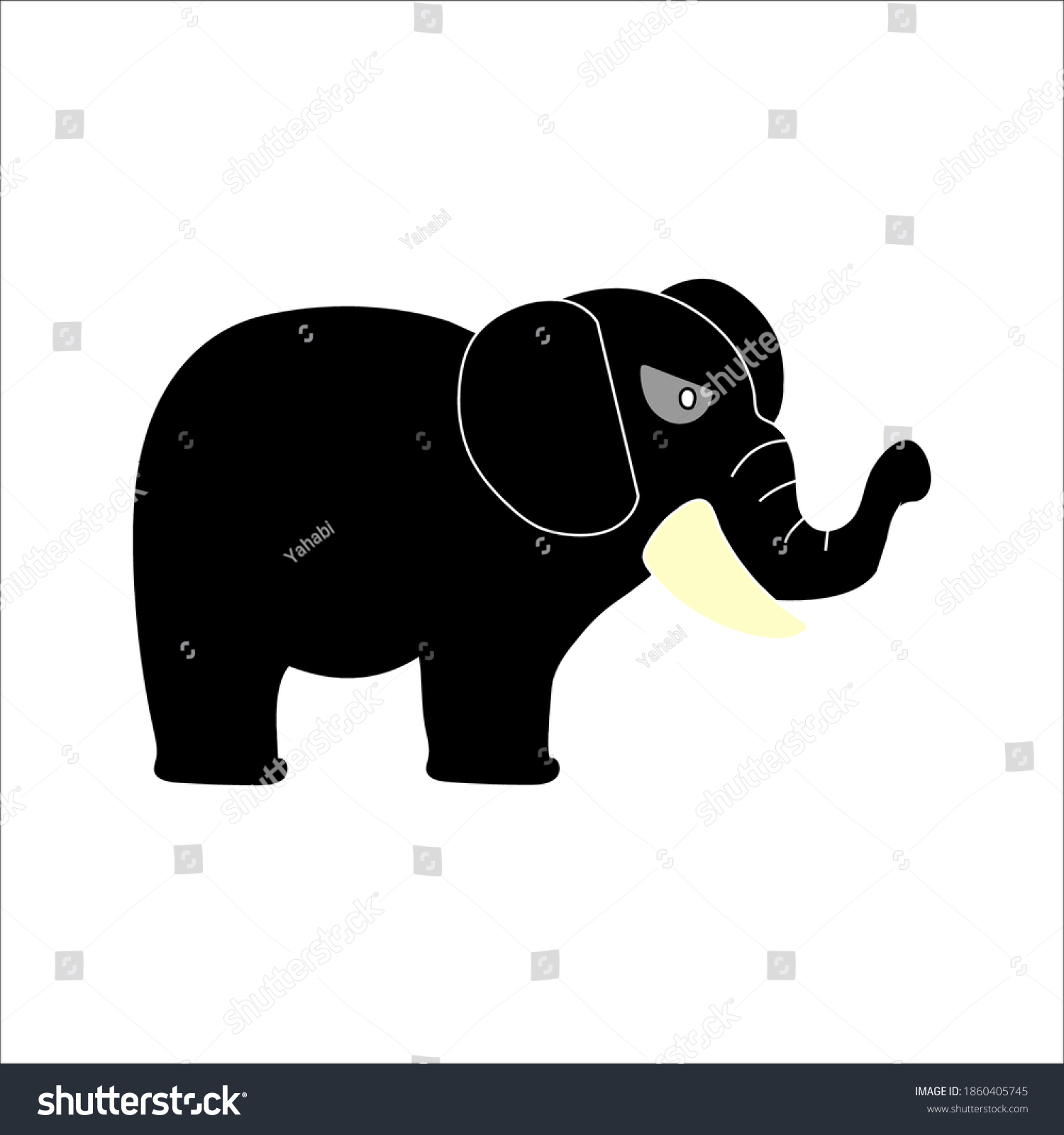 SVG of Asian Elephant African Elephant, Elephant Icon, mammal, animal svg