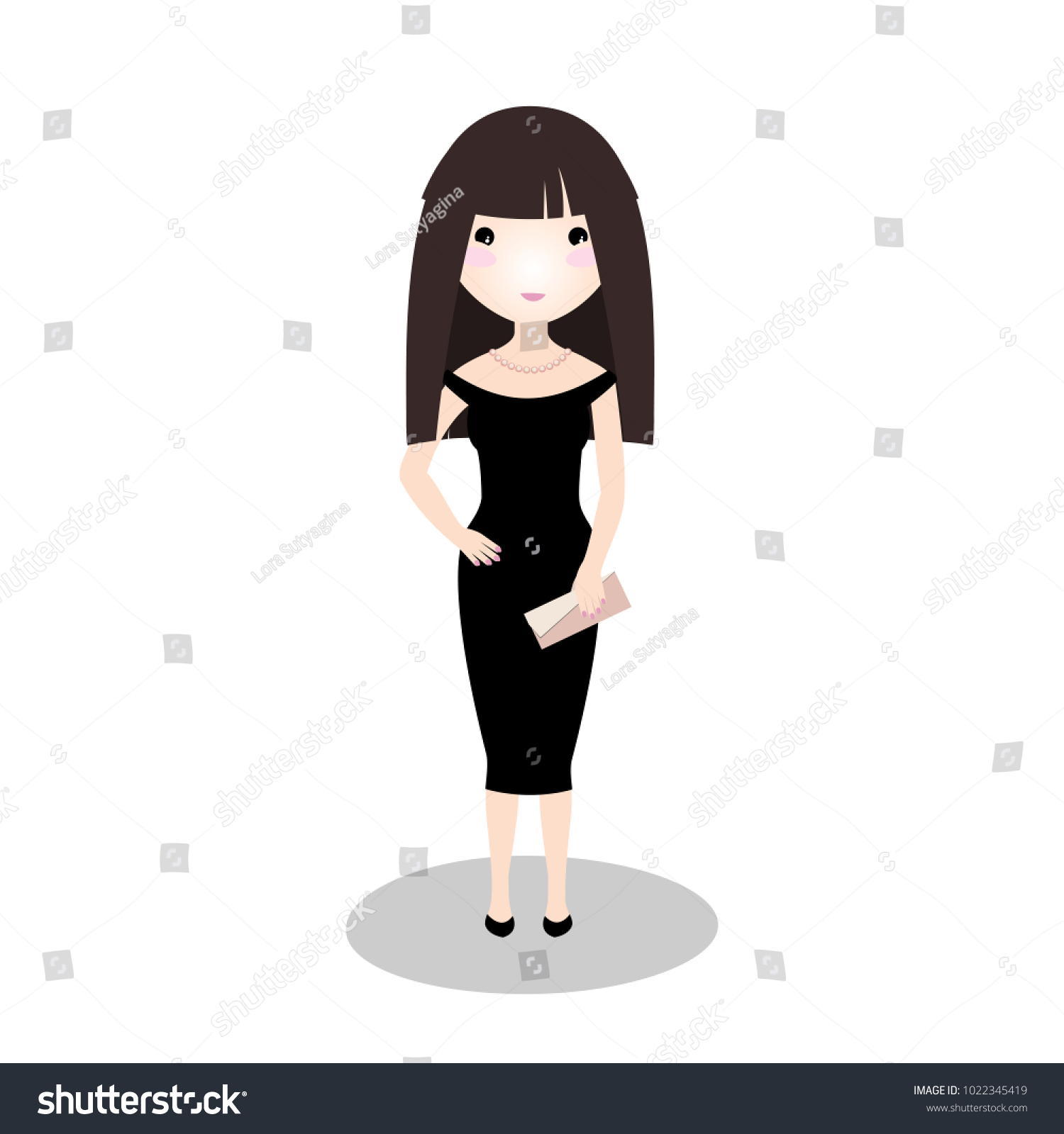 black dress for young lady