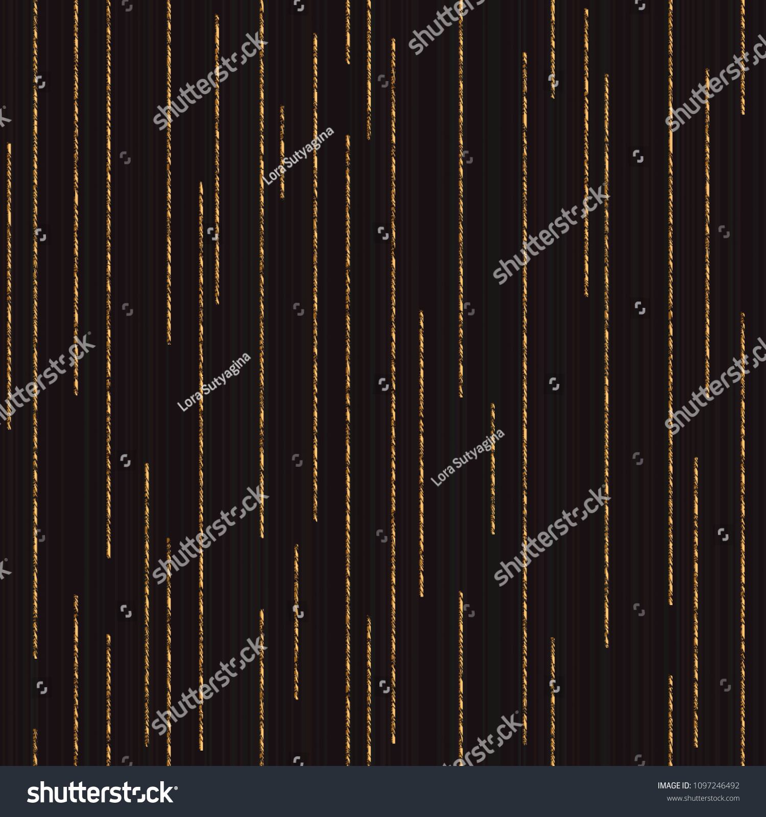 Asian Motif Seamless Pattern Based On Japanese Sashiko Scratched Golden Asian Motif Seamless Pattern Based On Japanese Sashiko Scratched Golden