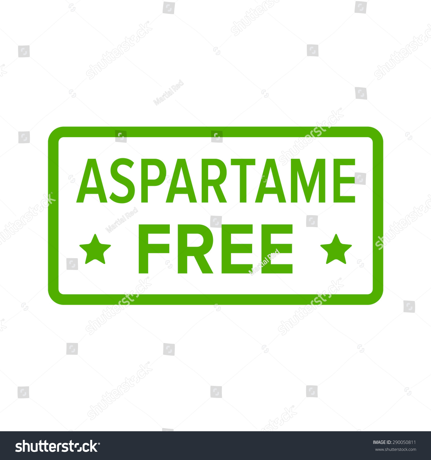 SVG of Aspartame artificial sweetener free stamp, label, sign flat vector icon svg