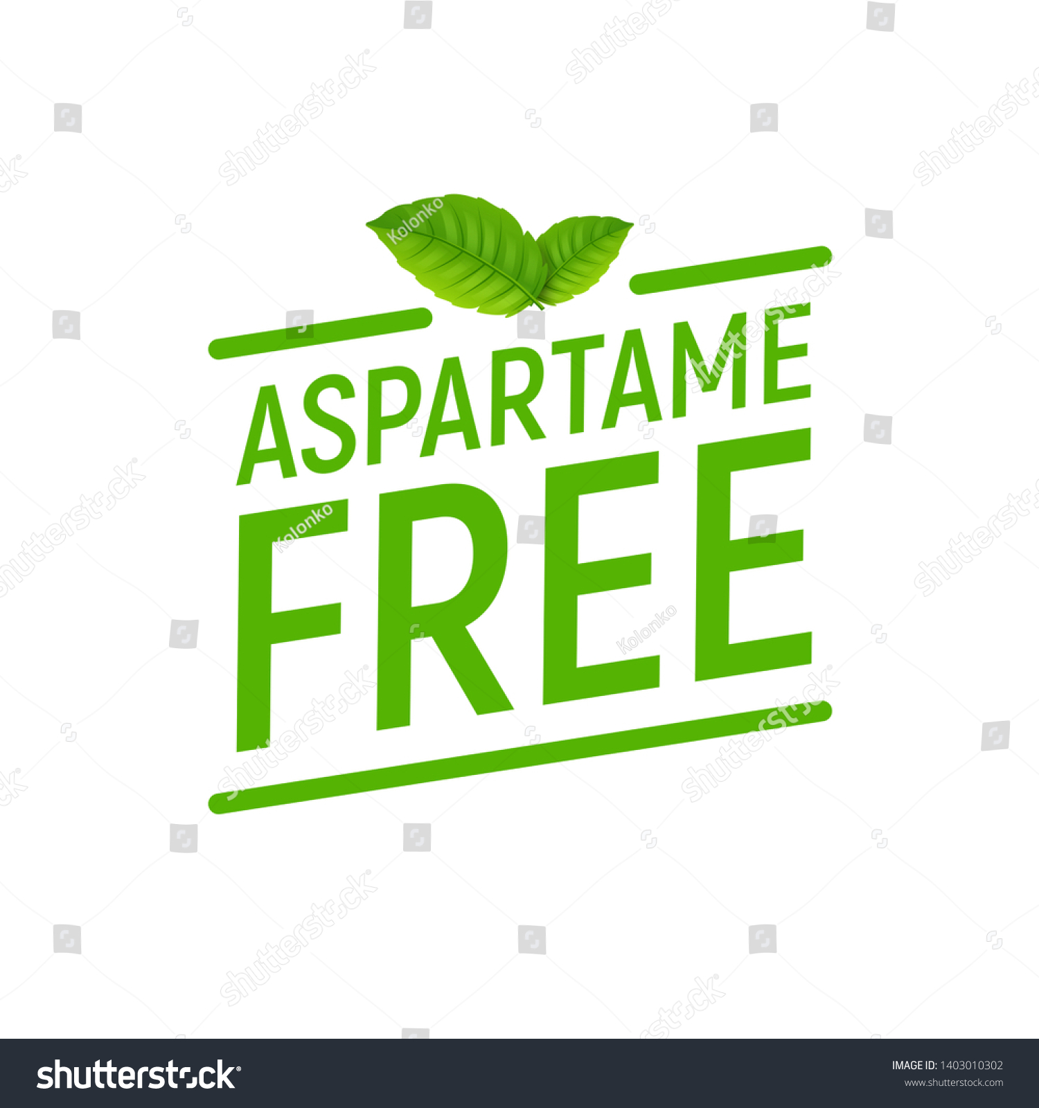 SVG of Aspartame free artificial symbol icon. Health product no aspartame sticker stamp, sweetener no sugar. svg