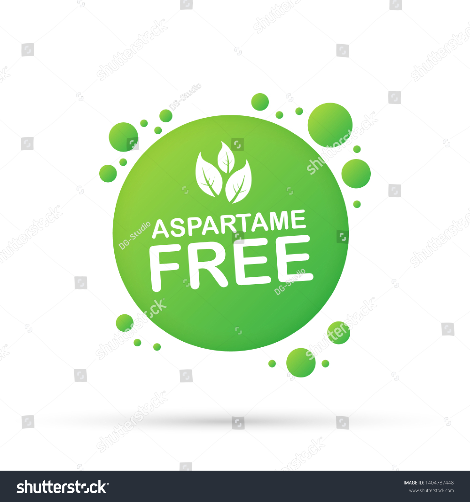 SVG of Aspartame free grunge on white background, vector stock illustration svg