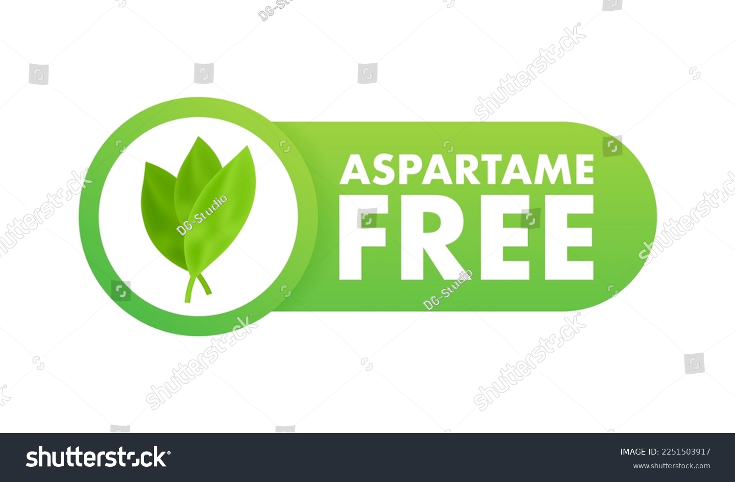 SVG of Aspartame free icon, label. Aspartame artificial sweetener free. Vector stock illustration. svg
