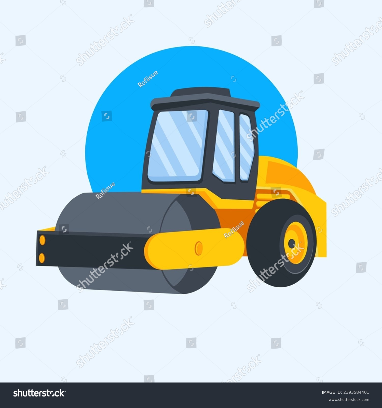 SVG of Asphalt Finisher, heavy equipment machine, for road construction, vector illustration suitable for education and children's coloring learning books svg