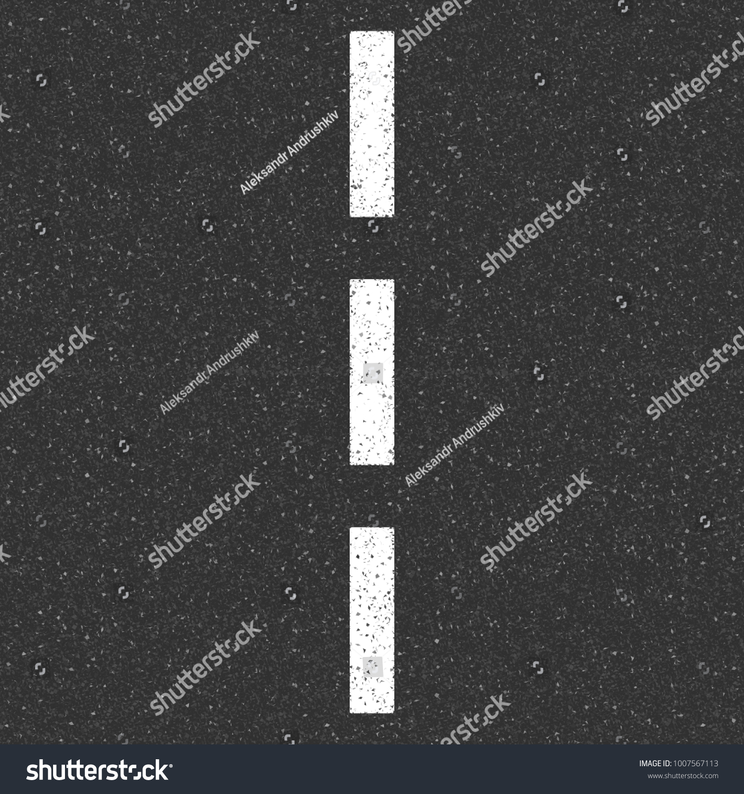 SVG of Asphalt texture with road markings. Seamless vector illustration. svg