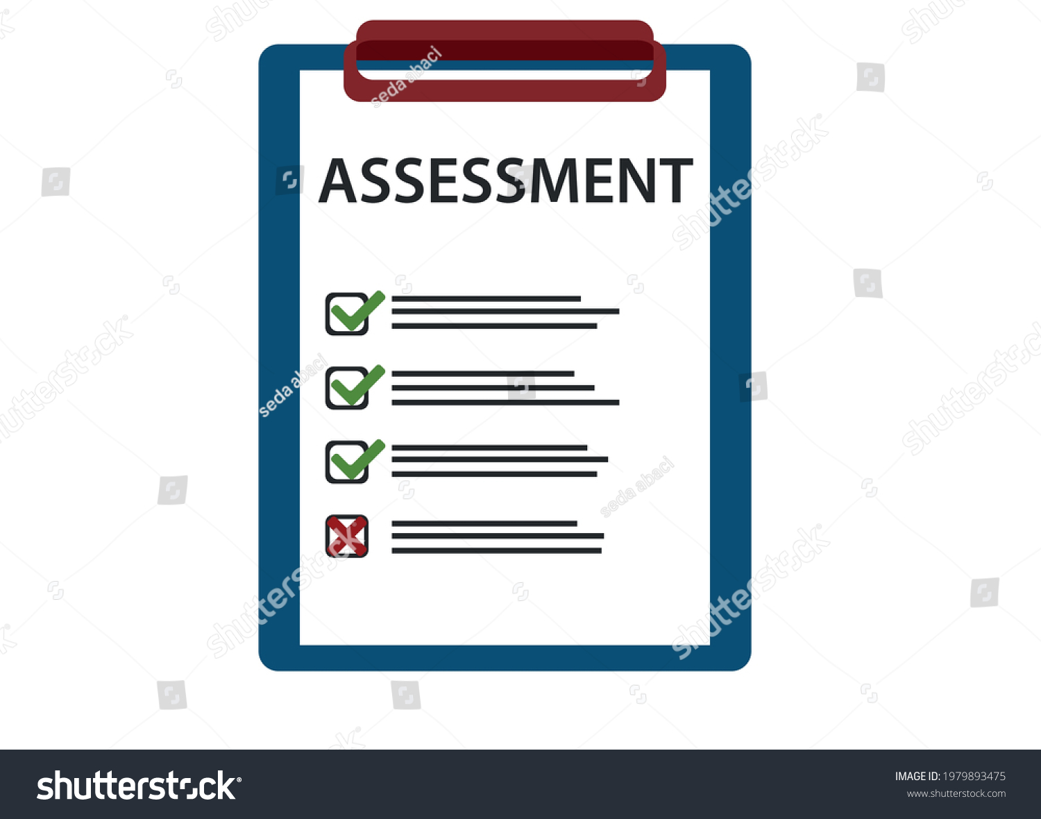 Assessment Boardassessment Checklist Survey Evaluation Survey Stock ...