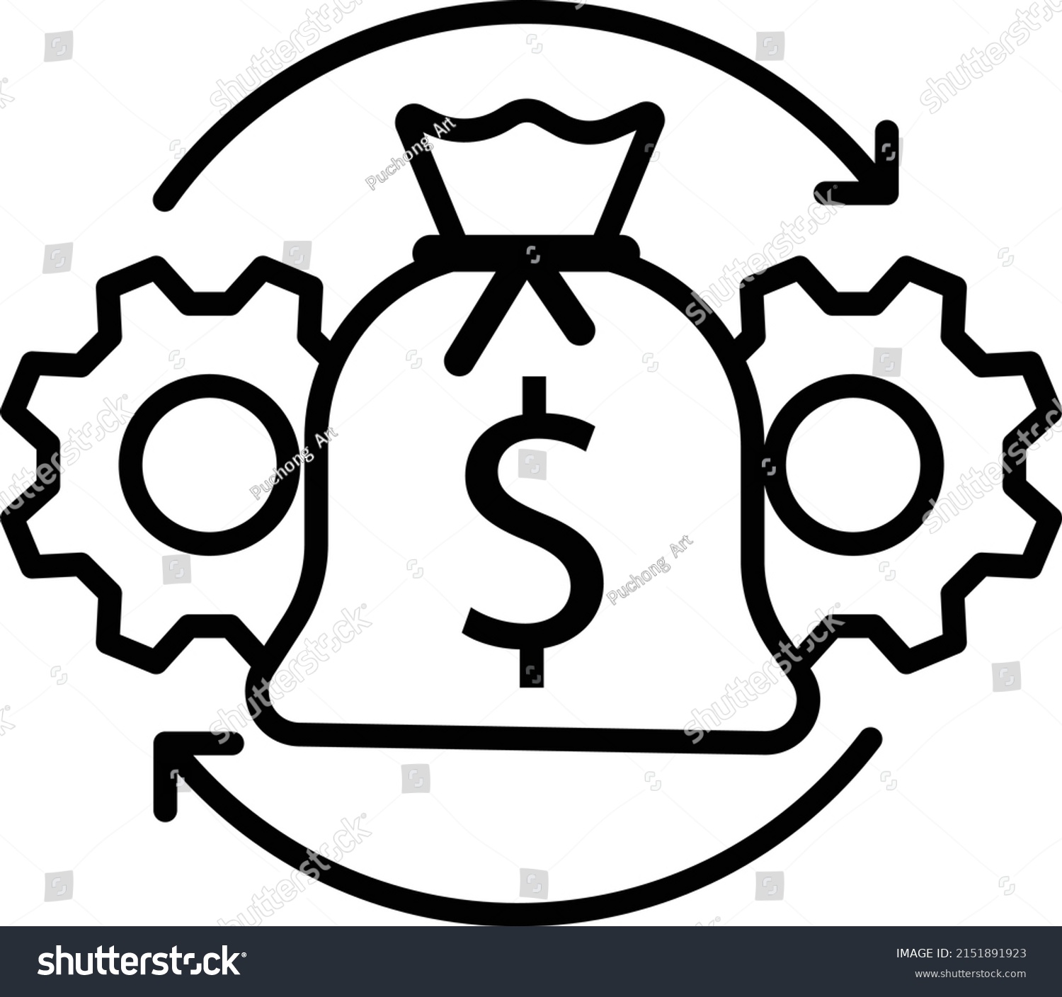 Asset Management Vector Icon Illustration Creative Stock Vector ...