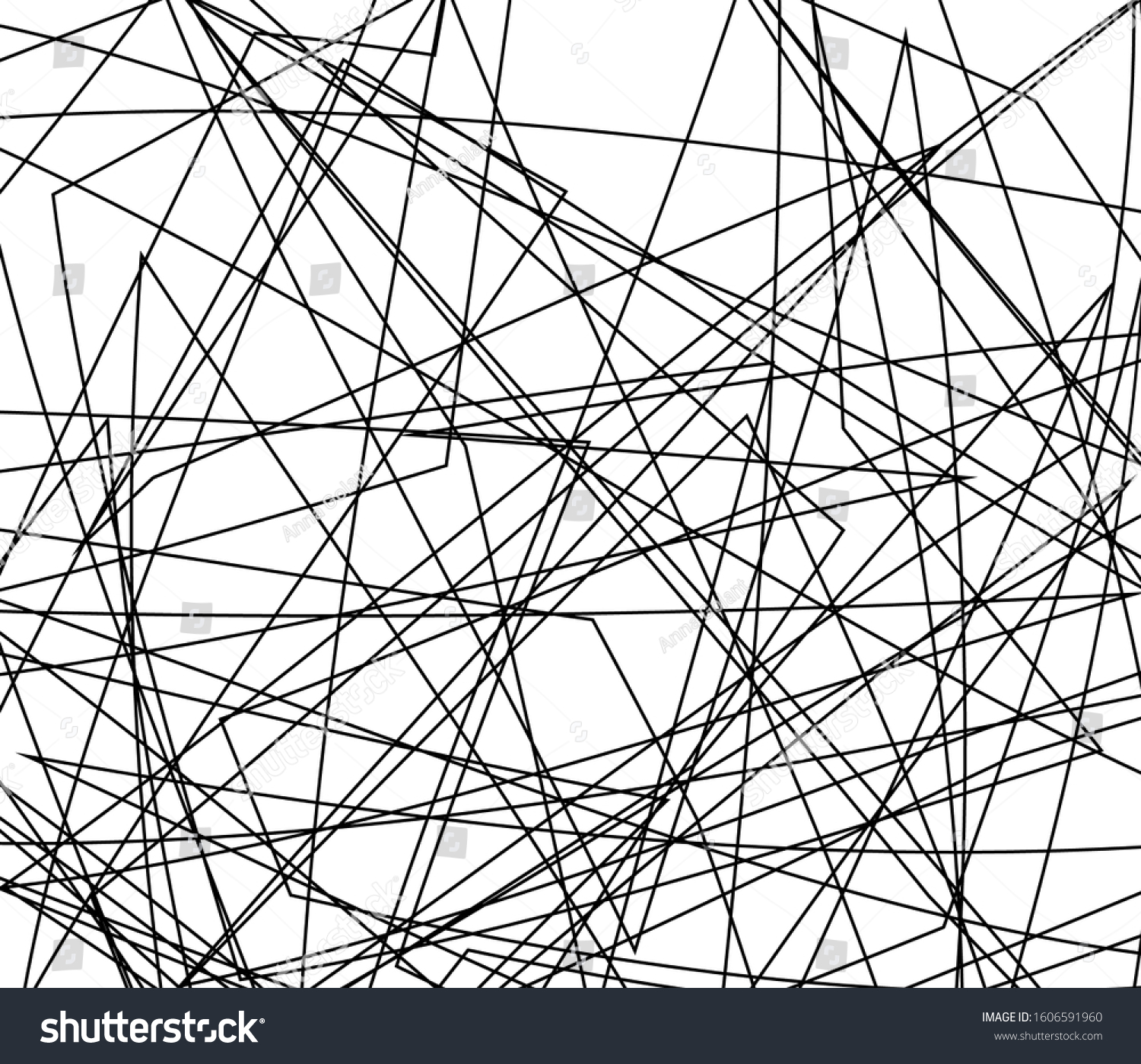 Asymmetrical Texture Random Chaotic Diagonal Lines Stock Vector ...