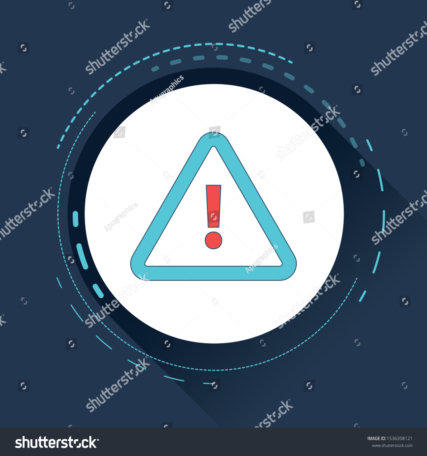 Attention Warning Attacker Alert Sign Exclamation Image Vectorielle