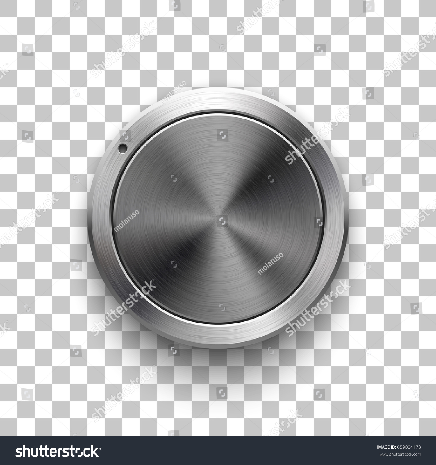 Audio Volume Knob Technology Music Button Stock Vector (Royalty Free ...