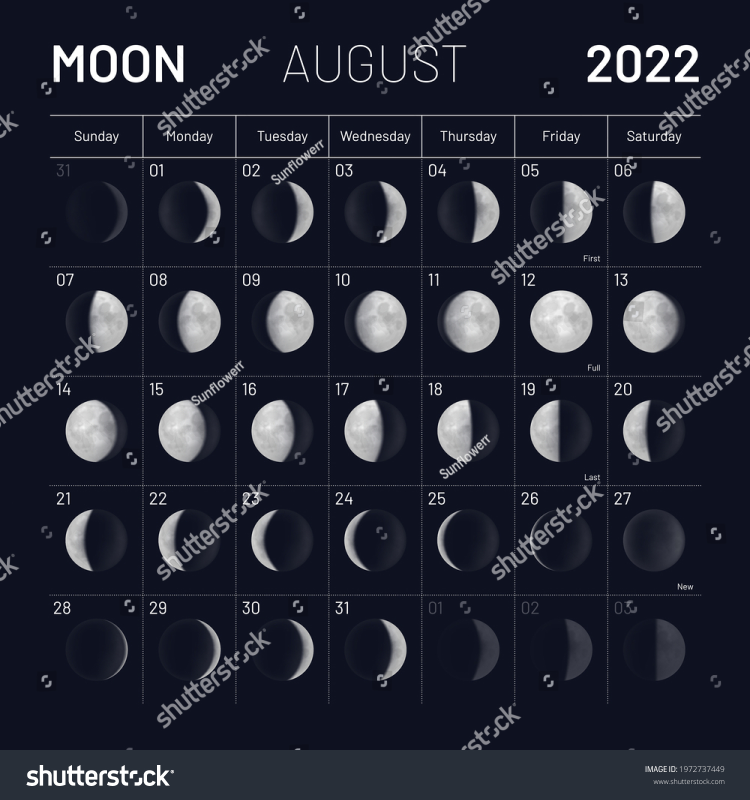 august-lunar-calendar-2022-dark-night